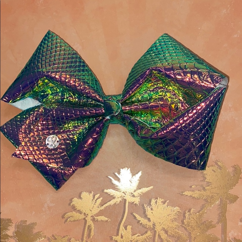 Large Mermaid Pattern Holographic Jojo Siwa Bow
